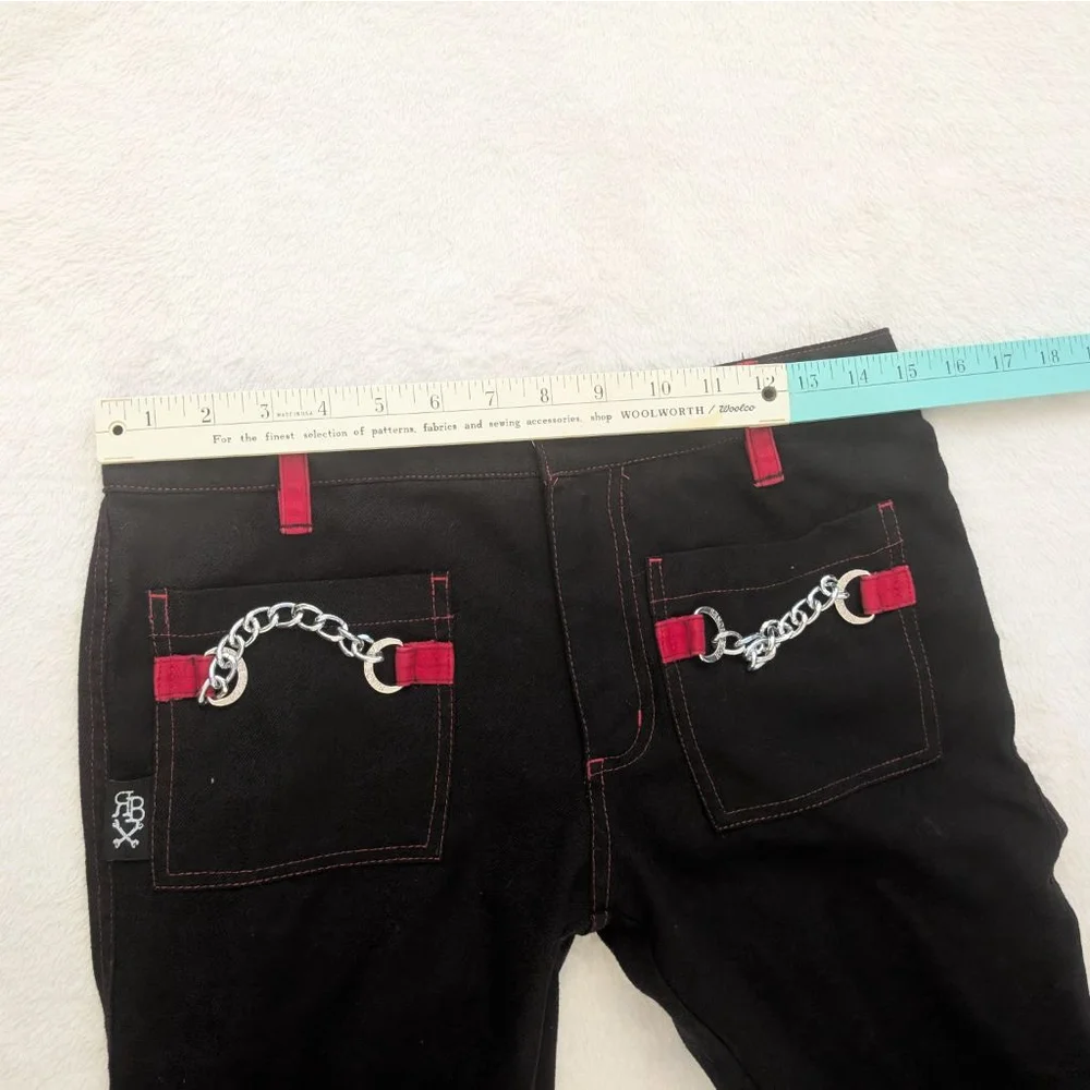 Royal Bones By Tripp Red Strappy Pants - Juniors 3